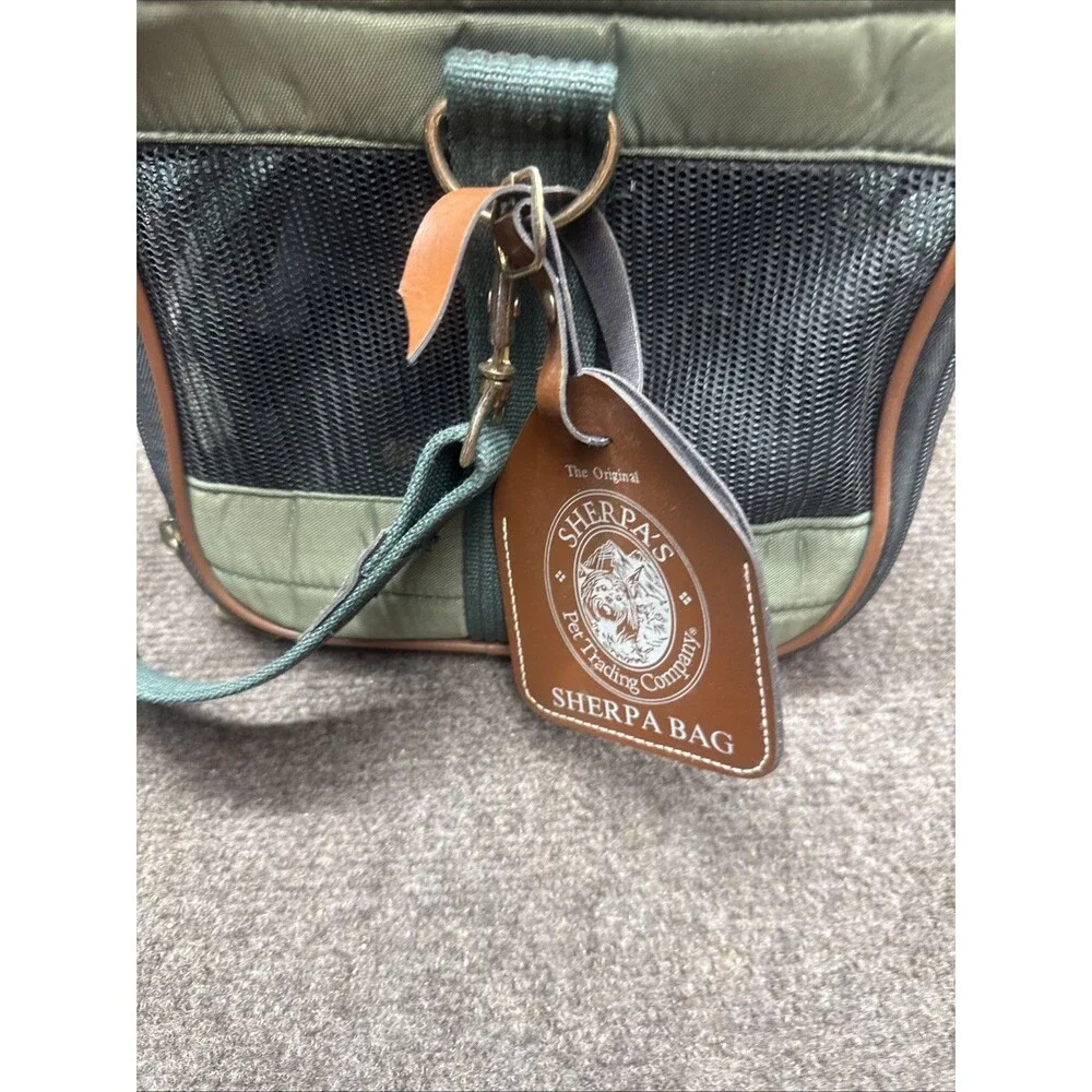 Vintage Original Sherpa's Sharpa  Medium Airline Carrier Cat/ Dog Travel Bag